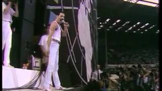 Queen  Radio GaGa Live Aid at Wembley 1985 [upl. by Dnilasor380]