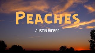 Justin Bieber  Peaches Acoustic Lyrics [upl. by Acinej35]