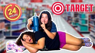 24 HOURS OVERNIGHT IN TARGET CHALLENGE 😴🎯 [upl. by Millie]