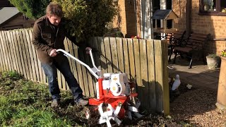 Briggs amp Stratton Norlett Rotovator Cultivator project testing it works part 4 [upl. by Brittani]