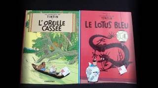 Mes achats Bande Dessinée Vidéo spéciale BD TINTIN [upl. by Haon]