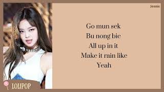 BLACKPINK  Pretty Savage Easy Lyrics [upl. by Nessah579]