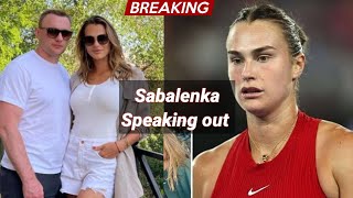 Sabalenka Speaks Out after KonstantinKoltsov Death  Tennis News  boyfriend Los News [upl. by Estren907]