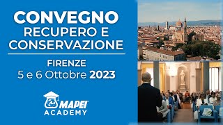 Recupero e conservazione del patrimonio edilizio storico e artistico  Convegno Ottobre 2023 [upl. by Christenson]