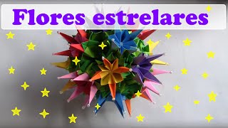 KUSUDAMA  FLORES ESTRELARES [upl. by Shir]