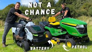 Is a Battery EGO Ride On Garden Tractor as GOOD as a Premium Petrol John Deere Mower [upl. by Nawyt]