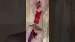 Reversed Red thread cutting asmr satisfying asmrsounds asmrcommunity visuallysatisfying [upl. by Sydel]