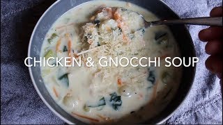 Chicken Gnocchi Soup  Olive Garden Copycat Recipe [upl. by Nnylarak]