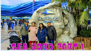 San Diego Sea World 🌎 Full 4k TourPart1Dolphin Show In The Sea WorldMemories With Parents USA [upl. by Shayn]