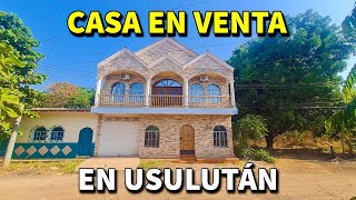 SE VENDE CASA DE 5 HABITACIONES y 2 NIVELES en USULUTAN El Salvador [upl. by Halet]