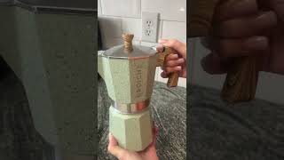 GROSCHE Milano Moka pot Stovetop Espresso maker  Product Review [upl. by Gensler]