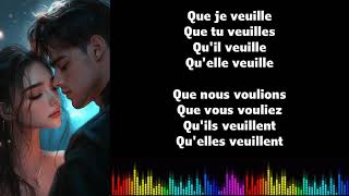 Learn French while singing I VOULOIR I Subjonctif Présent [upl. by Reggie]