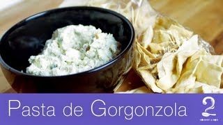 Receita Pasta de Gorgonzola e Cream Cheese  Como Fazer  Gourmet a dois [upl. by Metcalf64]