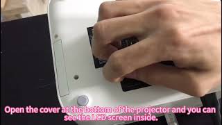 L61Pro Projector Dust Removal [upl. by Reyem]