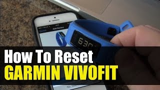 Garmin Vivofit  How to Reset [upl. by Anai]