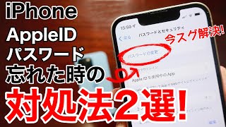 AppleIDやパスワードの確認•変更•再設定方法を解説対処法2選あります。iPhone、iPad、Mac、iPodに使用可能、これで解決します [upl. by Aerdno]