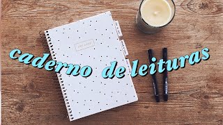 MEU CADERNO DE LEITURAS 📓 Dicas de como montar o seu [upl. by Delcine813]