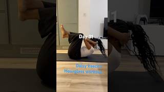 Daisy keech’s hourglass workout fitnessshorts 10dayschallenge [upl. by Adlee]