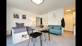 AG116425  1 room 28 m²  Business APARTMENT with balcony in Stuttgart  Vaihingen [upl. by Haronid209]