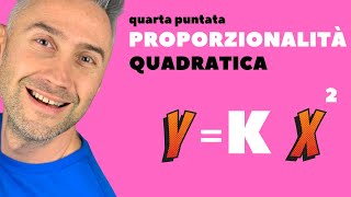 PROPORZIONALITÀ QUADRATICA  matematica scuola media  la matematica che ci piace [upl. by Nosirrah]