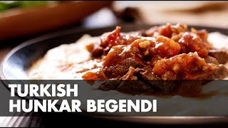 Eat This Dish Become A Turkish KindSorta  Turkish Hunkar Begendi [upl. by Aiduan]