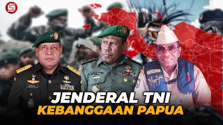 PRAJURIT SETIA DI TAKUTI KKB  Berikut 9 Jenderal TNI Asli dari Papua [upl. by Sirraf143]