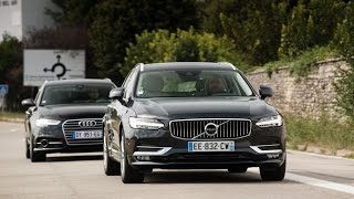 Audi A6 Avant vs Volvo V90 Estate [upl. by Naor]