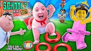 SCHOOLS OUT Captain Underpants Dance Recital LEGO Project amp Field Day FUNnel Vision Vlog [upl. by Essinger81]