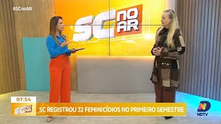 Delegada Patrícia Zimmermann fala sobre feminicídio como crime hediondo e a taxa de resolução em SC [upl. by Leftwich]