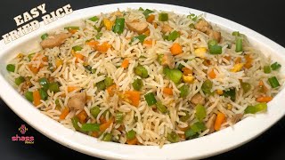 Fried Rice Recipe  Chicken Fried Rice Malayalam  Restaurant Style Fried Rice  SHASS WORLD 335 [upl. by Winshell661]