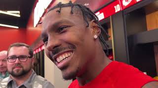 Chiefs WR Mecole Hardman Speaks After Return in KC’s 3117 Win Over Chargers [upl. by Shaina931]