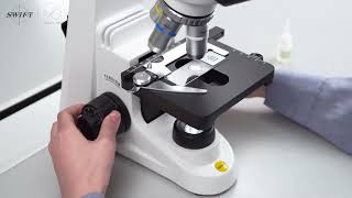 Microscopy set up and tutorial by SWIFT Stellar 1 Pro Compound microscope [upl. by Bonnes]