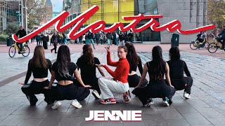 KPOP IN PUBLIC AMSTERDAMNETHERLANDSONE TAKE JENNIE 제니  Mantra Dance Cover D1STINTO [upl. by Rudd568]