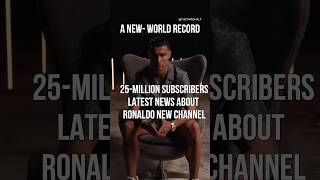 ur cristiano  ronaldo new channel  cristiano ronaldo youtube channel  latest news  cr7 al nassr [upl. by Ainecey]