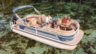 Regency Boats 2017 220 LE3 Luxury Pontoon Boat [upl. by Nednil]