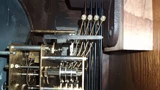 Grandfather clock repair 3  chime hammer adjustment [upl. by Noir682]