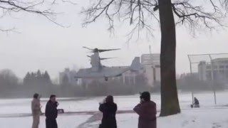 Osprey landing in Stuttgart Germany [upl. by Cicenia]