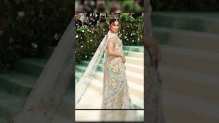 Alia Bhatt for the MetGala 2024 New beautiful look Gorgeous and stylish Alia saree dress design [upl. by Aniratak902]