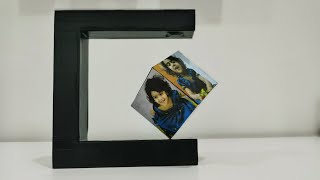 How to Make Magnetic Levitation Photo Frame  Floating cube [upl. by Mulry700]