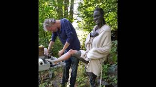 RIVERSTONES  MakingOf Bodypainting NATURE ART by artist Jörg Düsterwald [upl. by Gamin771]