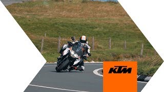 THE ISLE OF MAN GT Michael Rutter and the 2019 KTM 1290 SUPER DUKE GT  KTM [upl. by Alaehs]