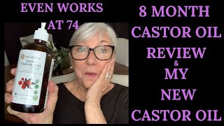 8 MONTHS CASTOR OIL REVIEW amp MY NEW CASTOR OIL [upl. by Oirevas]