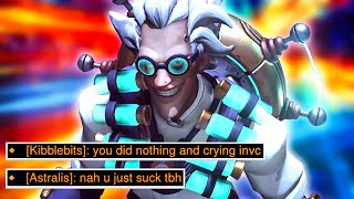 Bullying Overwatch players with my JUNKRAT in Season 10 [upl. by Yelsew]