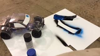 How to PAINT your RC Body Cheap And Easy Plasti dip  Trx Slash 101 [upl. by Brader713]