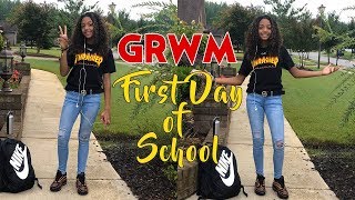 GRWM First Day Of School Sophomore Year  LexiVee03 [upl. by Essilrahc]