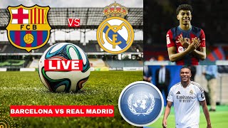 Barcelona vs Real Madrid 21 Live PreSeason Friendly Football Match Score Highlights el Clasico [upl. by Jedediah]