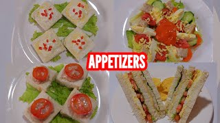 4 SIMPLE KINDS OF APPETIZERS [upl. by Shep601]