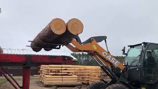 Beaver Log Homes Sawmill Tour [upl. by Seward127]