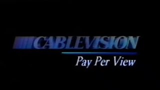 Cablevision PPV promos 1998 [upl. by Yenoh]