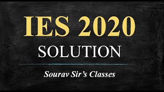 IES 2020 SOLUTION INDIAN ECONOMIC SERVICE ECONOMETRICS REMOVAL autocorrelation cochrane orcutt metho [upl. by Cianca532]